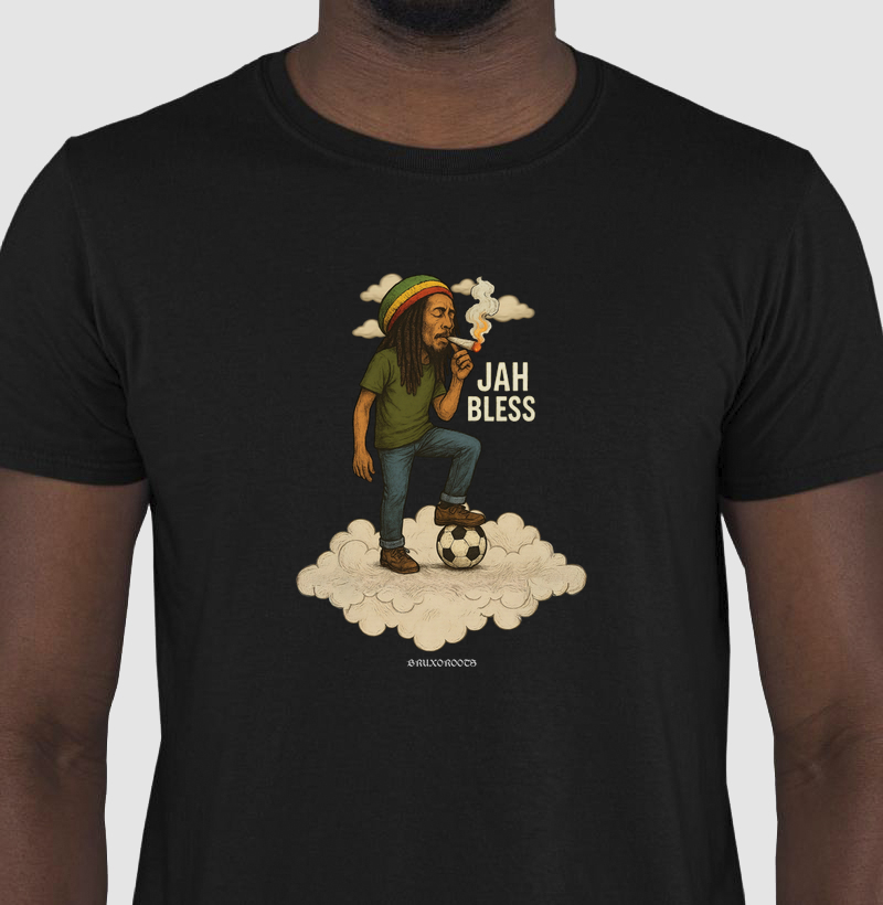 Camiseta BR00134 Jah Bless Bob 🙏🏿