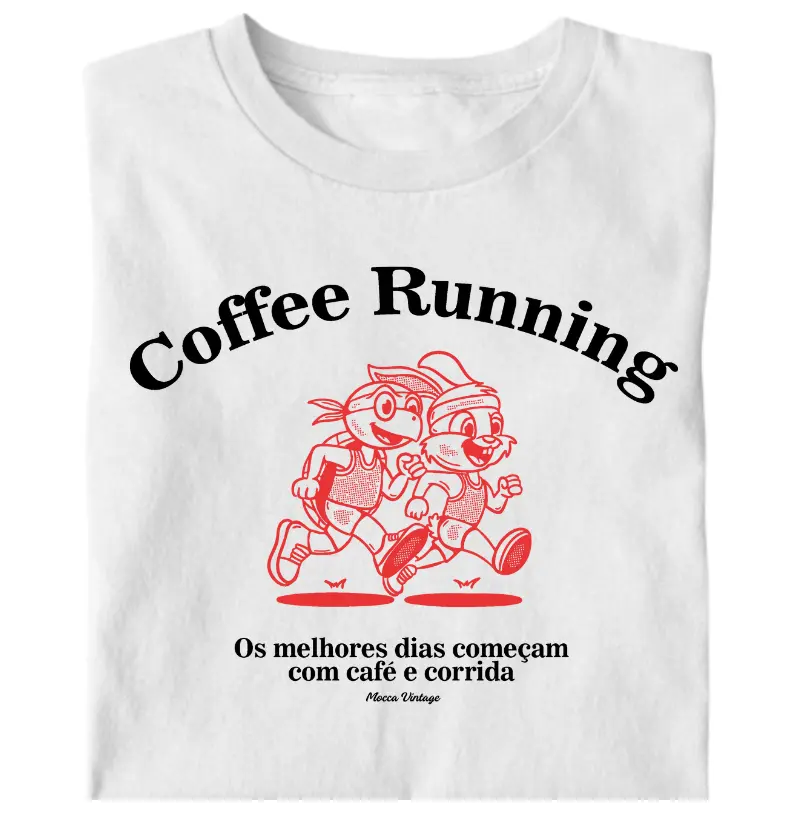 Os melhores dias começam com café e corrida