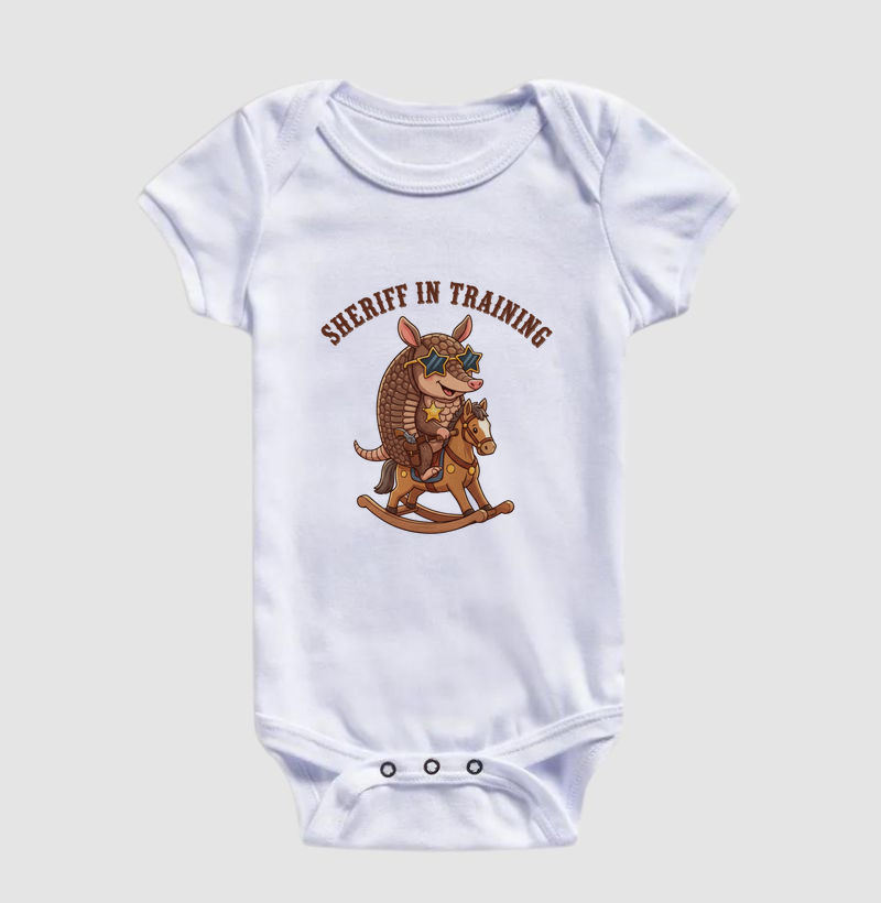 Sheriff in Training – Conforto Country 100% Algodão