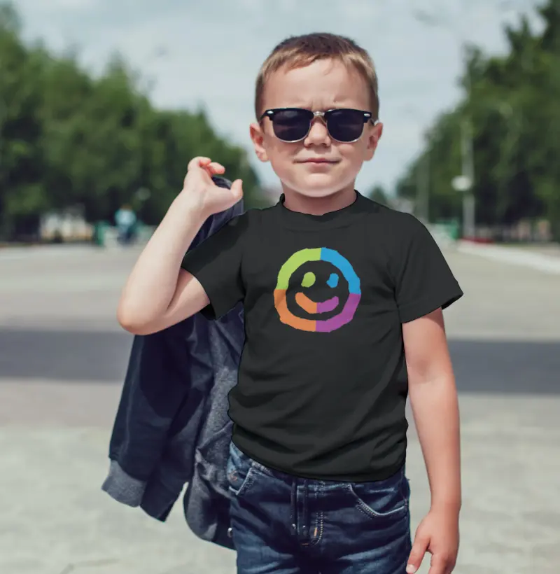 Camiseta Kids Ong Cirinho Sorrindo. 