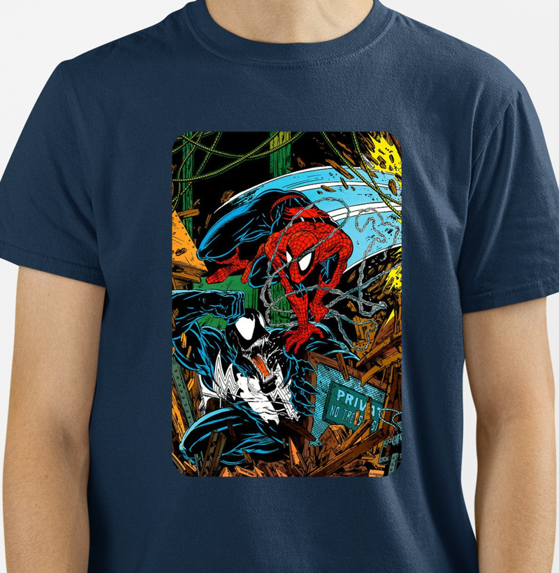 Camiseta Homem Aranha vs Venom - Todd McFarlane