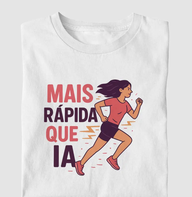 Camiseta Mais Rápida que IA