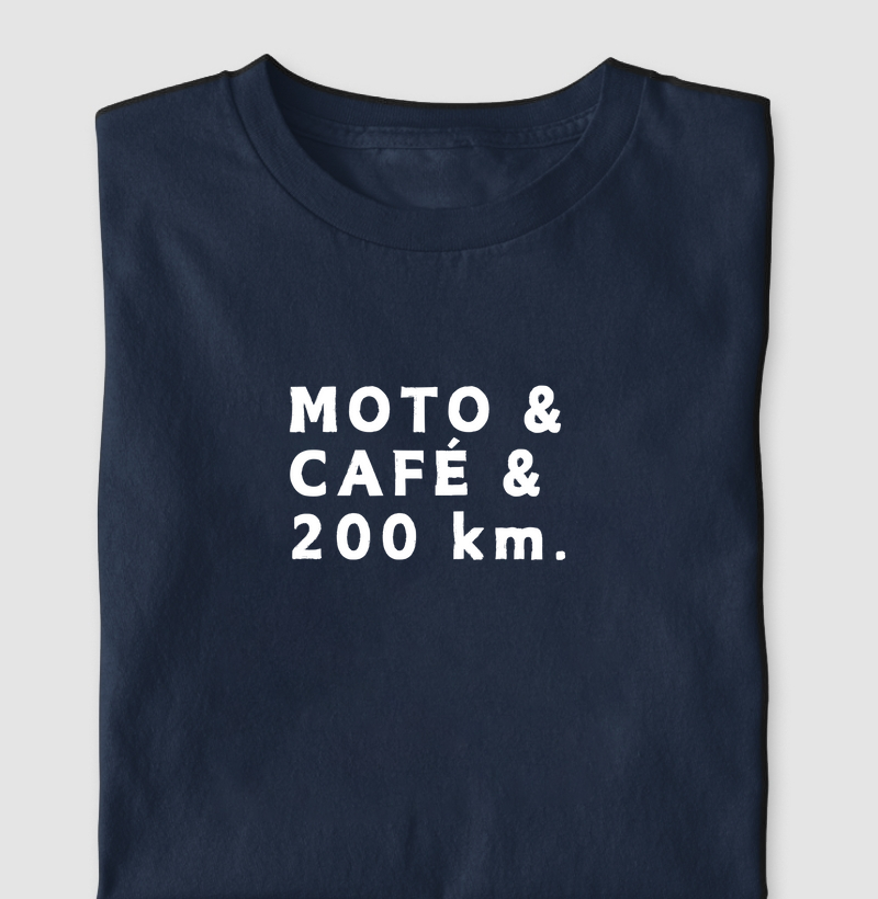 Moto & café & 200km