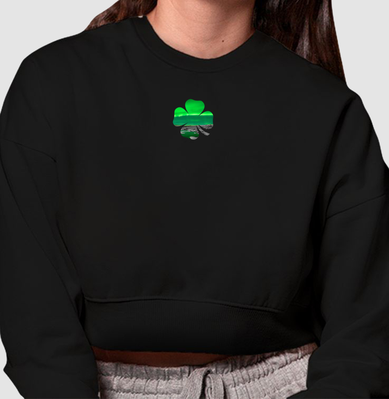 Moletom Cropped Dream Clover