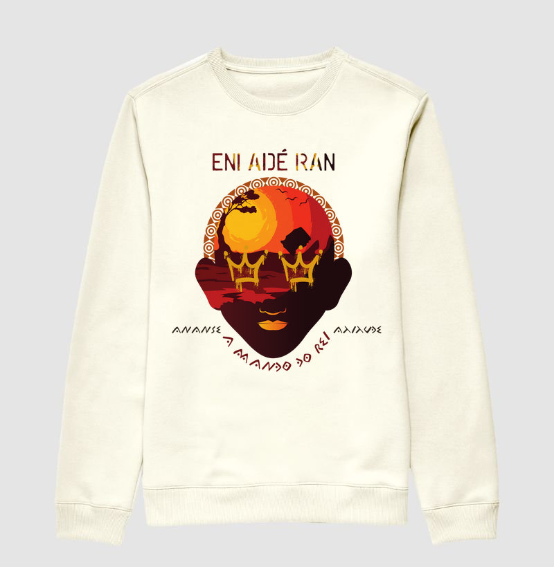 Blusão Moleton "Eni Adé Ran"