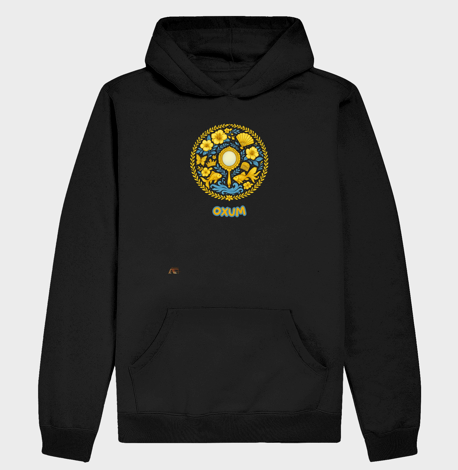 Camiseta Mandala de Oxum – Aruanda ê 100% Algodão
