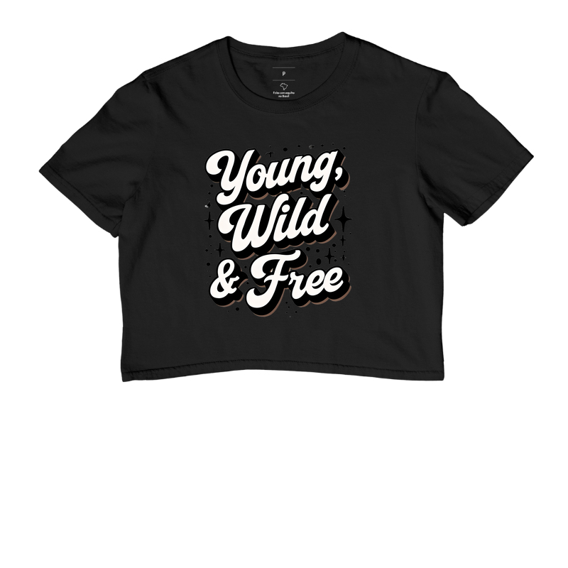 Cropped Feminina Wild & Free