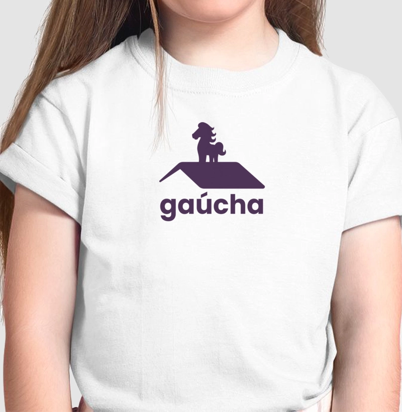 Camiseta Infantil Gauchinha