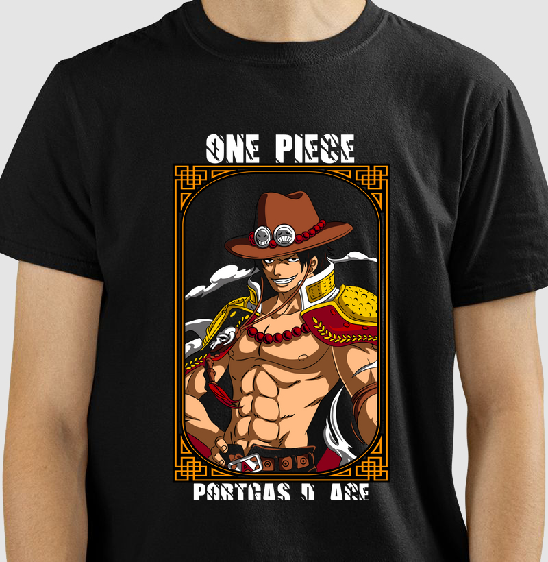 Camiseta Portgas D. Ace - One Piece