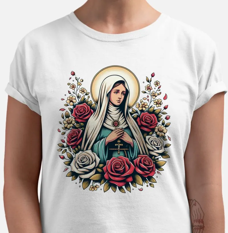 Santa e Rosas