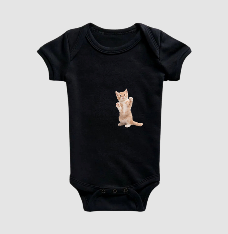 Gatinho Laranja Minimalista