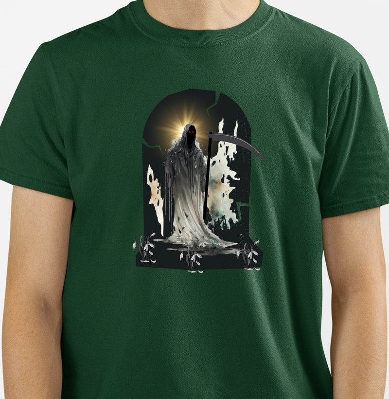 45- CAMISETA DEATH OVER THE TOMBSTONE