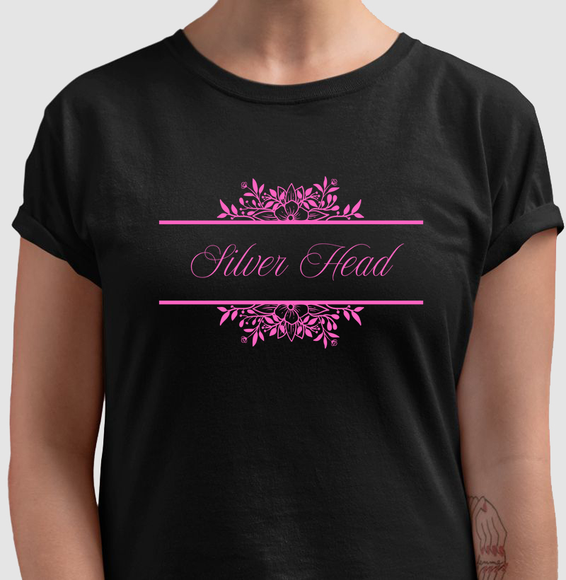 Camiseta Silver Head Flores