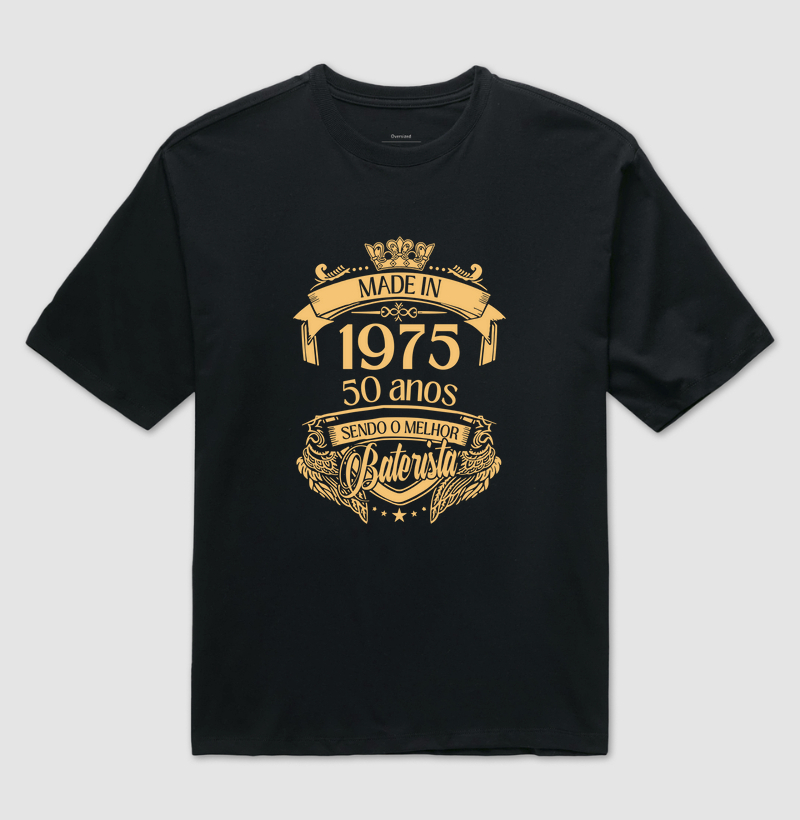 MADE IN 1975 - 50 ANOS SENDO O MELHOR BATERISTA