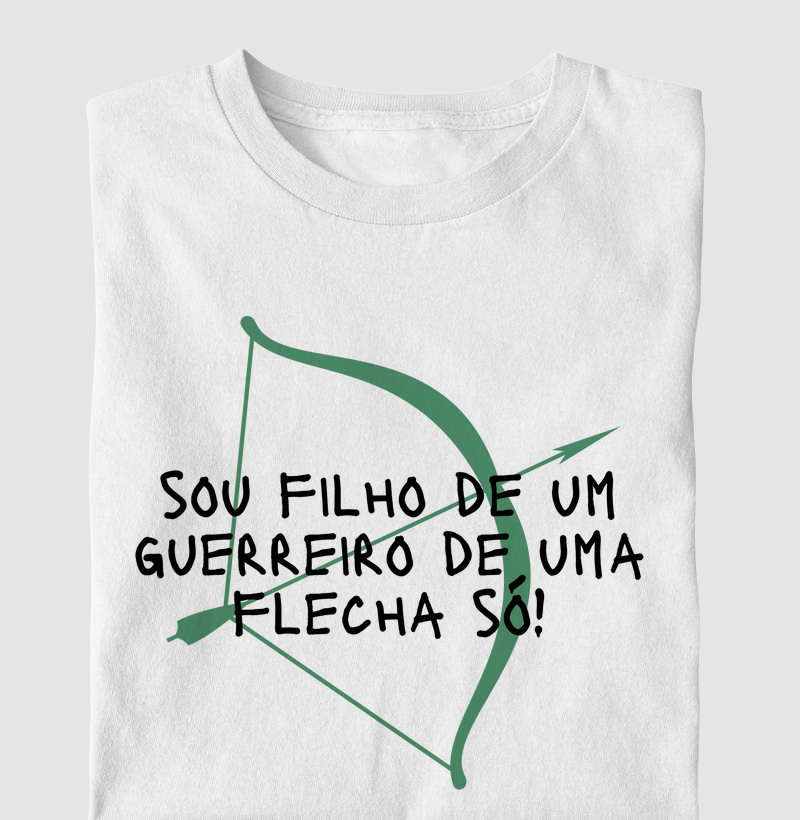 Camiseta Oxossi - Sou Filho de um guerreiro de uma Flecha Só