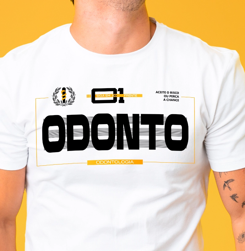 Camiseta Odontologia Premium - masculina