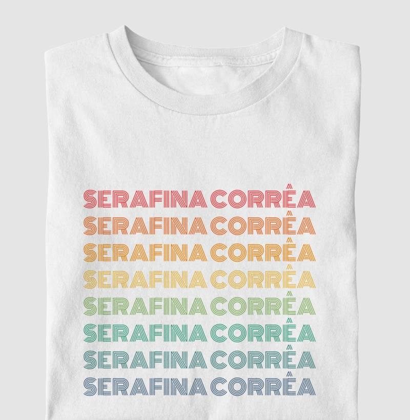Serafina Corrêa Letreiro Retrô