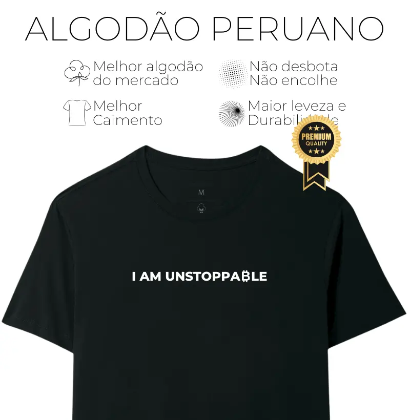 in Bitcoin we trust - Algodão Peruano