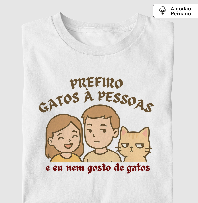 E EU NEM GOSTO DE GATOS
