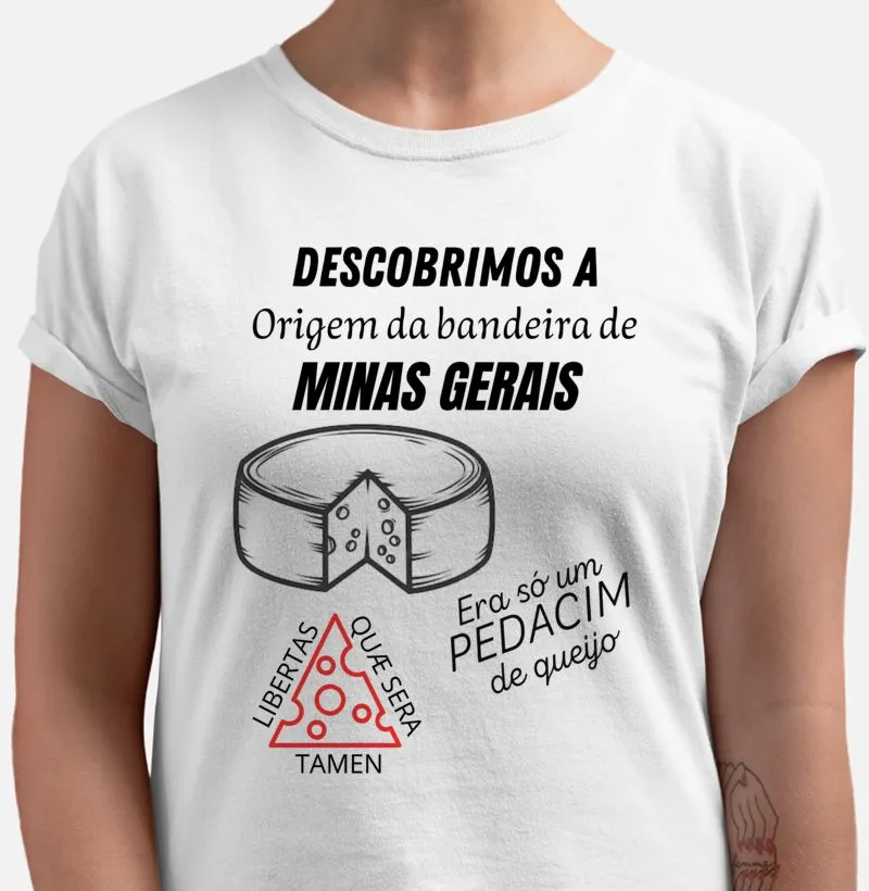 Camiseta Premium - Origem da Bandeira de MG