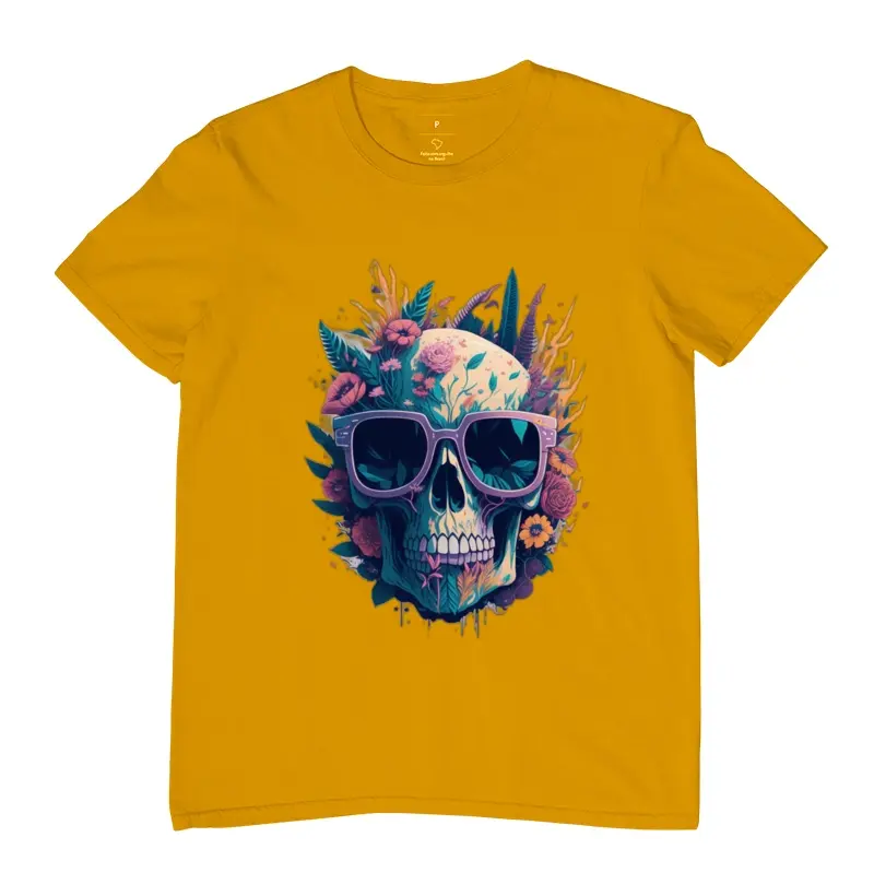 Camiseta Flower Skull
