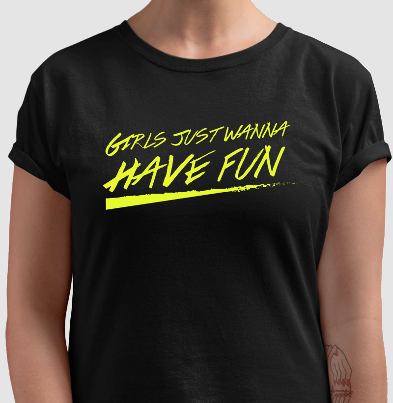 Girls Just Wanna Have Fun - Estampa Amarela