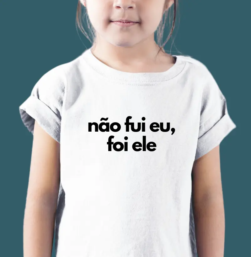 Não fui eu, foi ele