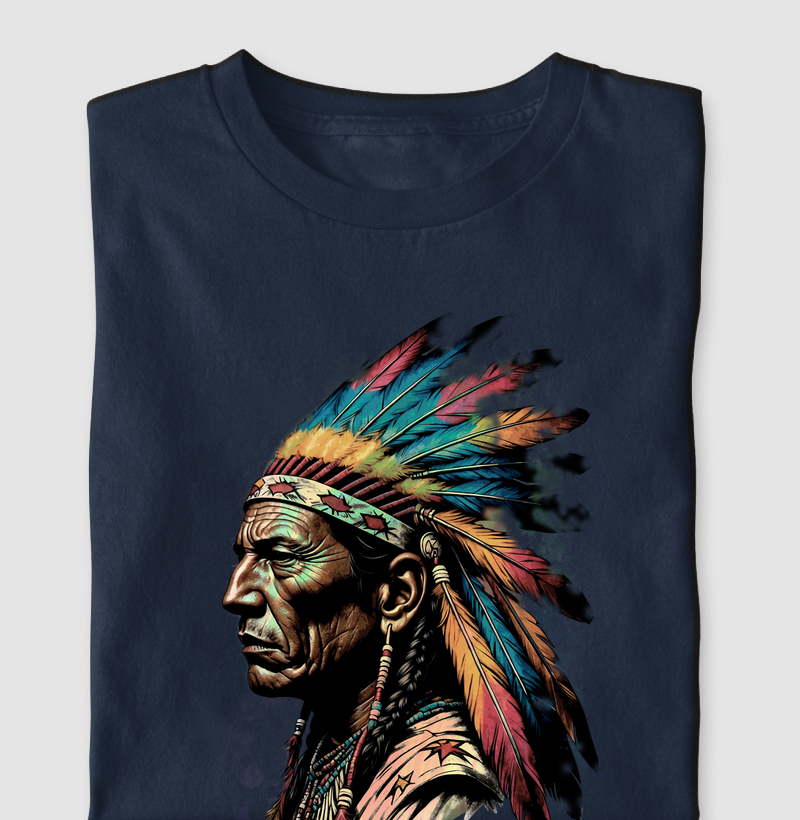 Camiseta Índio Apache Guerreiro