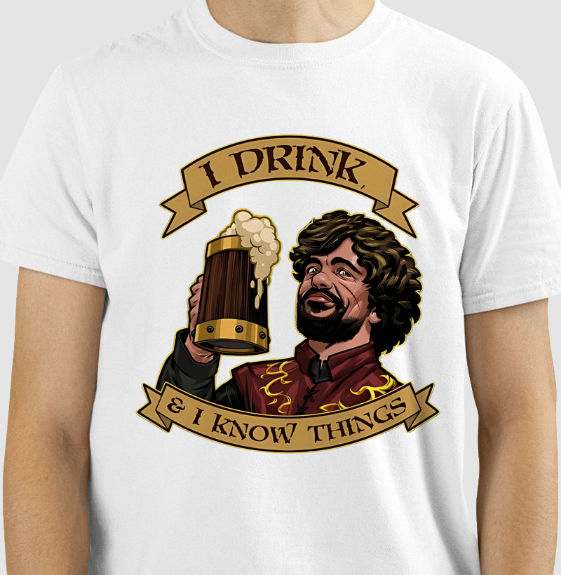 🍺 Camiseta I Drink and I Know Things