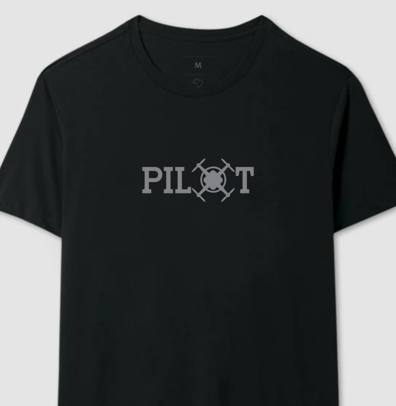 Camiseta Drone Pilot unissex