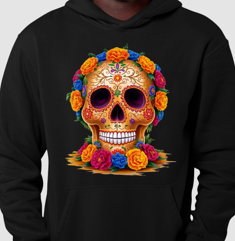 Moletom Hoodie Slim Skull