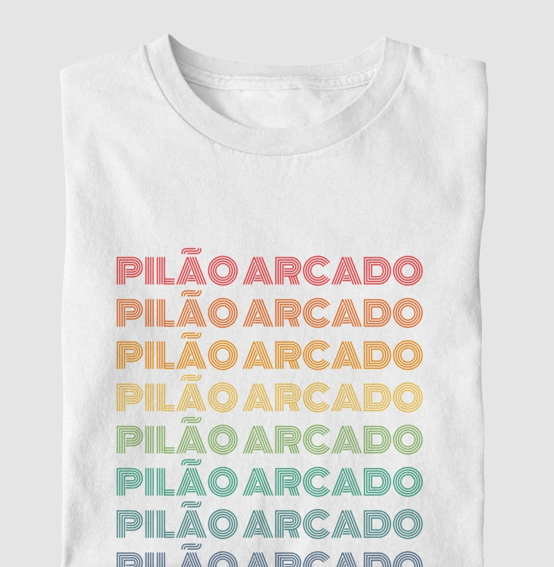Pilão Arcado Letreiro Retrô