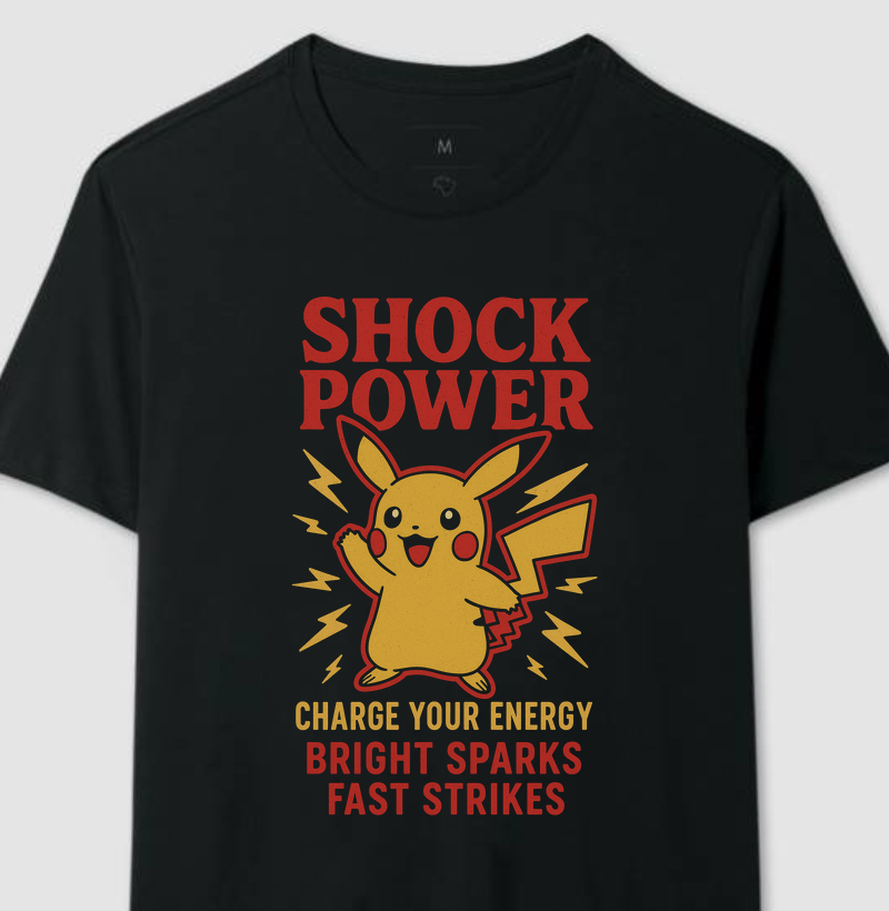 Shock Power Pikachu 2 Pokémon Retro Series