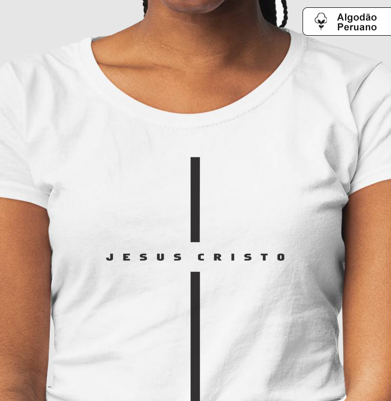 Camiseta Algodão Peruano Jesus Cristo