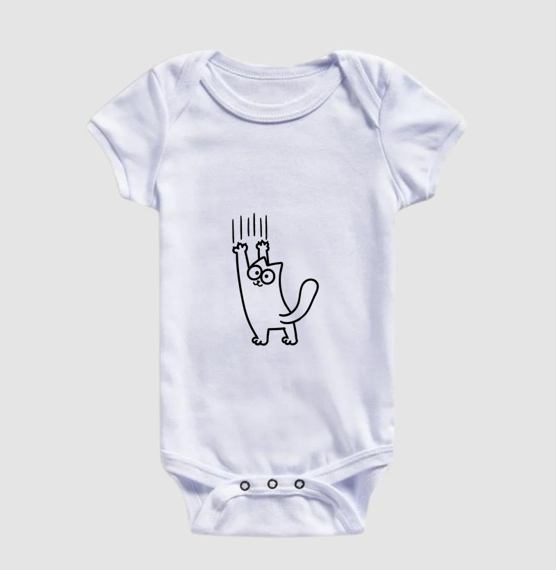BODY INFANTIL GATINHO
