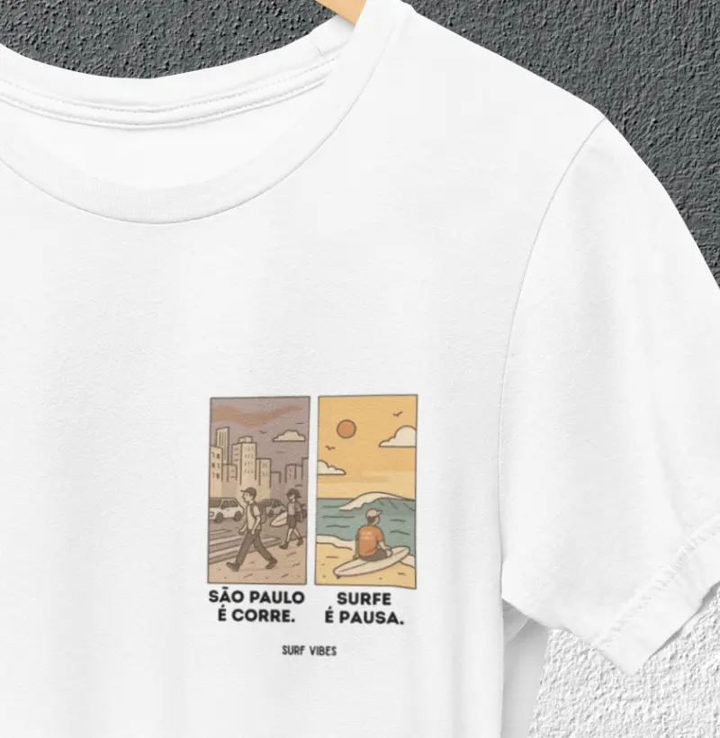 São Paulo é Corre. Surfe é Pausa