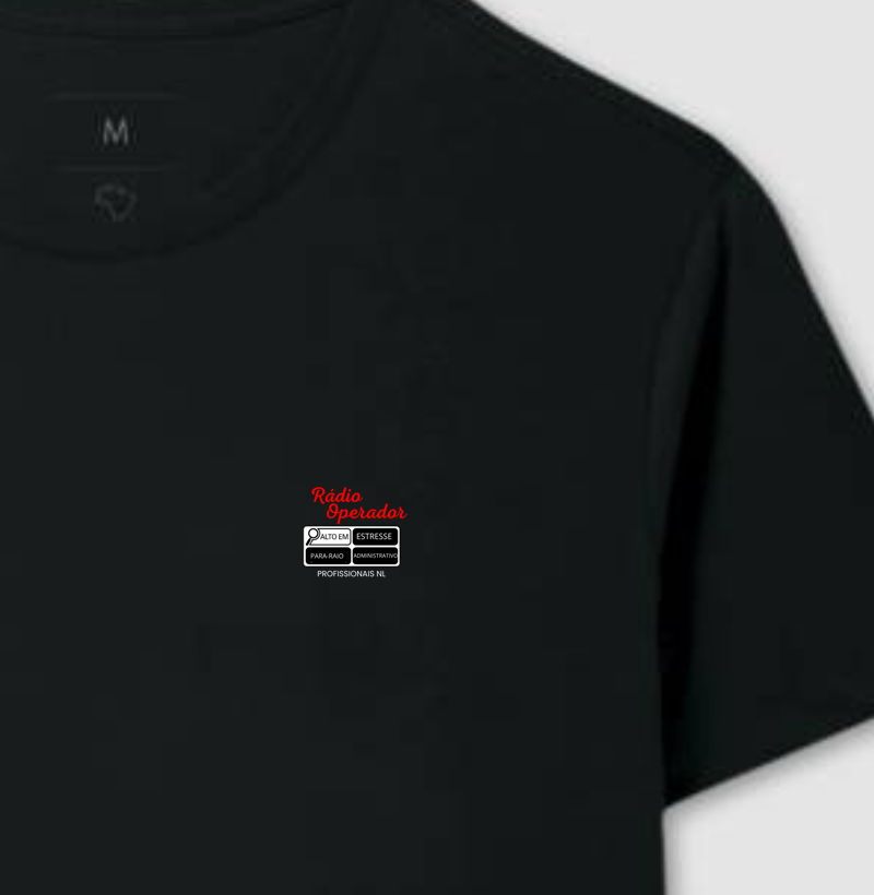 Camiseta "ALTO EM" versão Rádio Operador 
