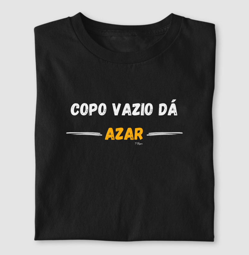 Copo vazio dá azar