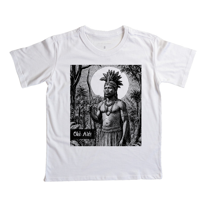 Camiseta Infantil - Oxóssi - Desenho 2