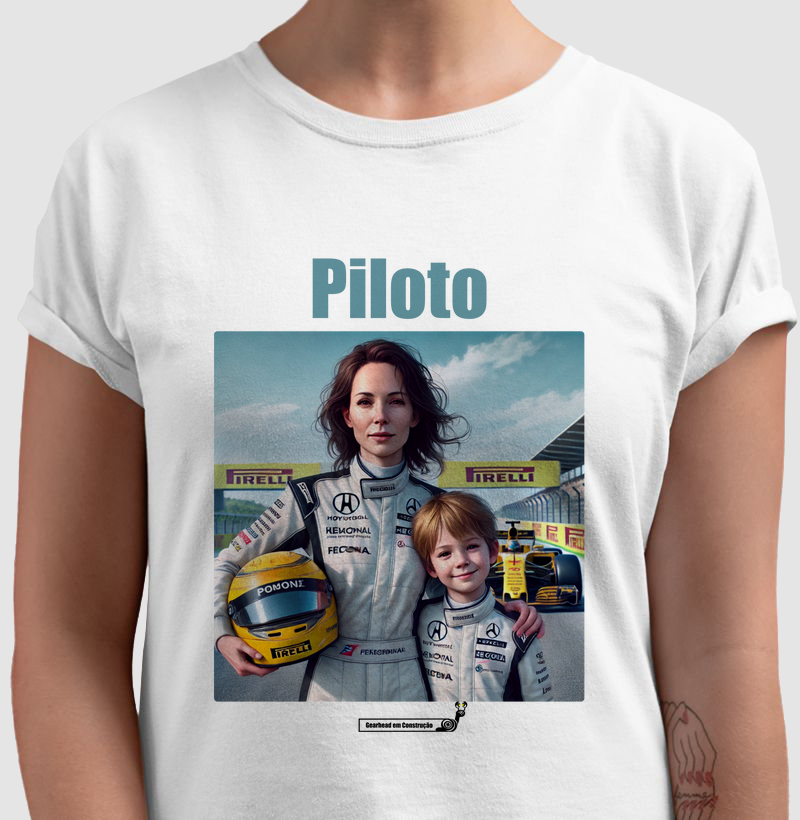 Camiseta - Mãe/Filho Piloto