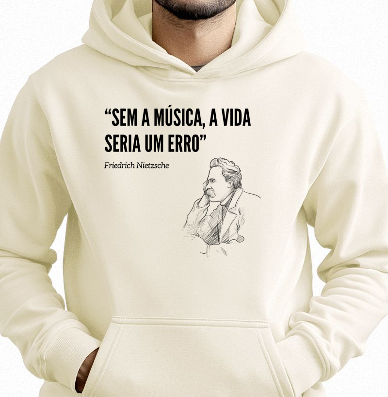 Hoodie Moletom Nietzsche e a Música