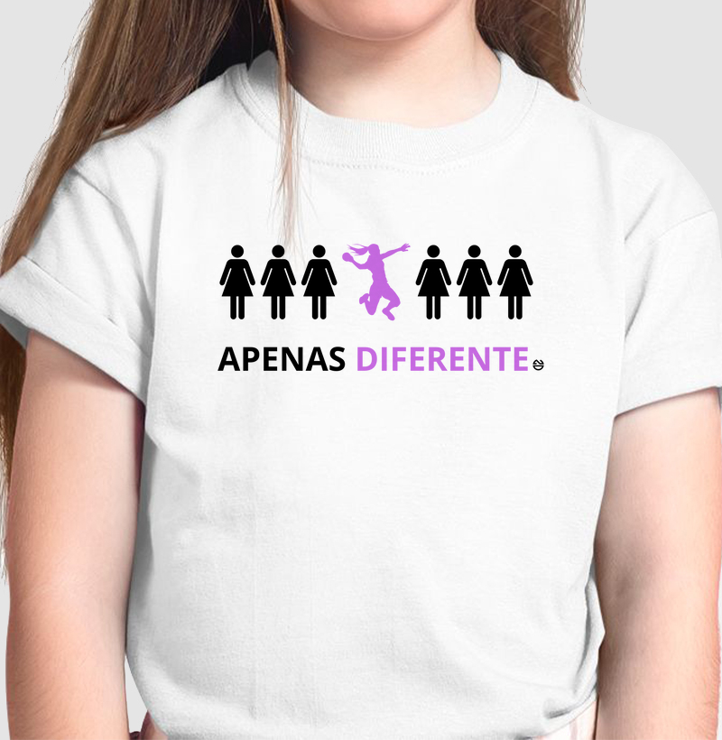 Camiseta KIDS Handebol - Apenas Diferente - Garota