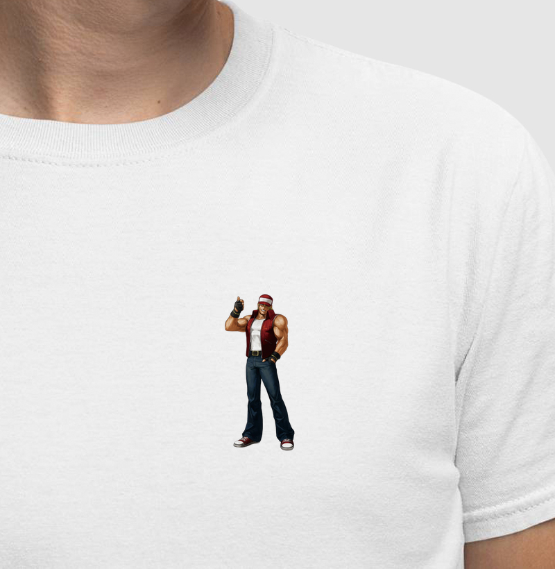 Camiseta Terry Bogard Discreta - The King of Fighters