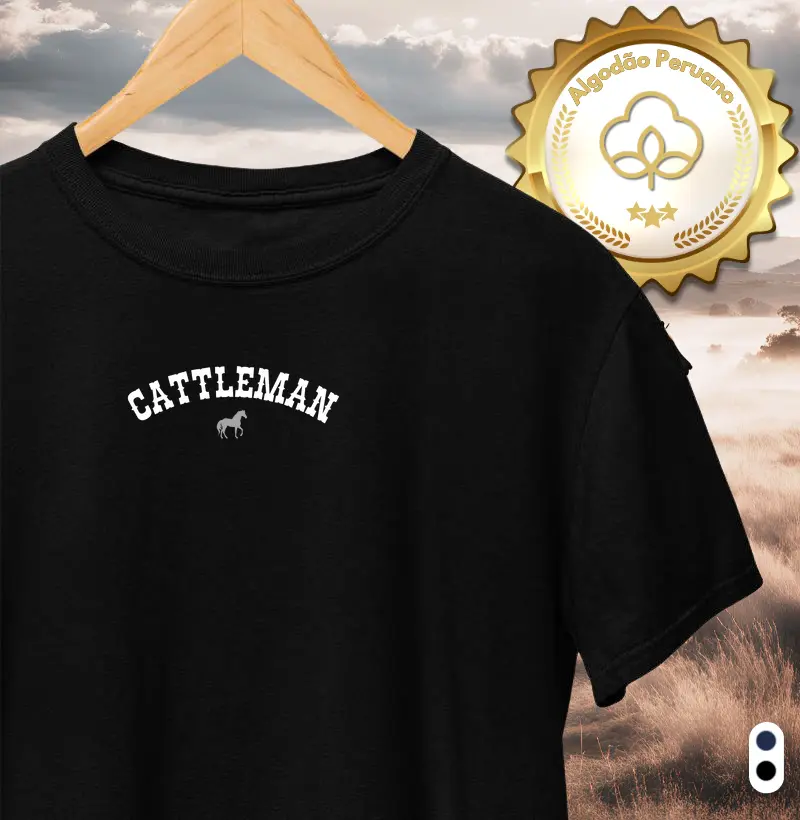 Camiseta Algodão Peruano Cattleman 