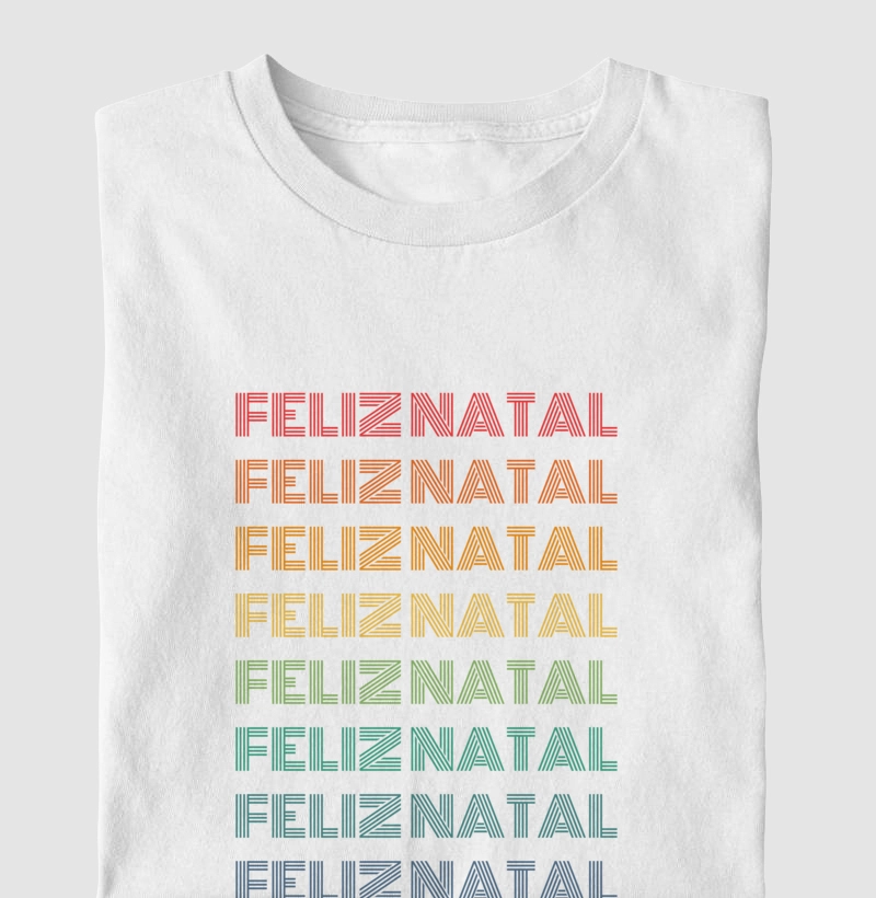 Feliz Natal Letreiro Retrô