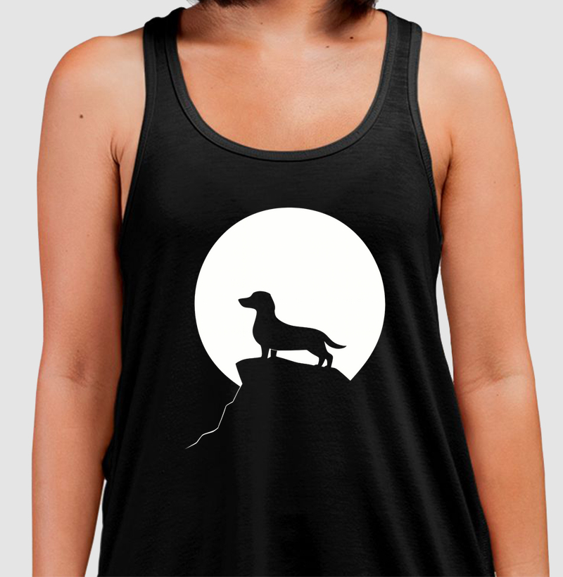 Dachshund e a lua