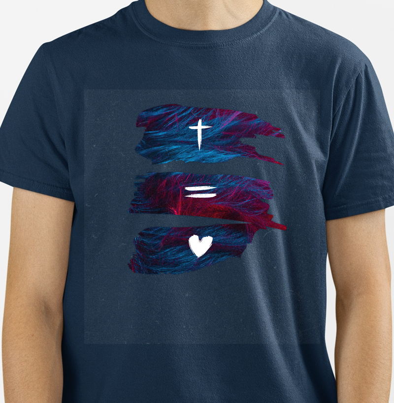 Camiseta Jesus = amor