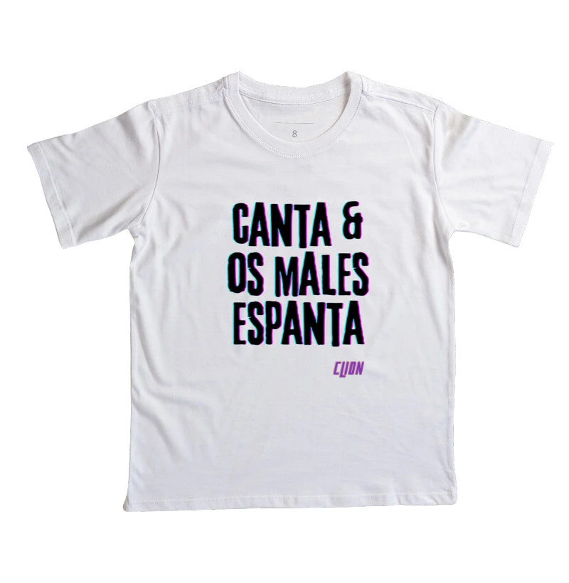 camiseta canta e os males espanta