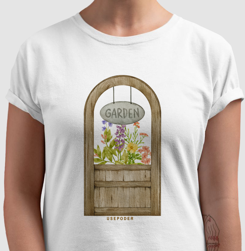 Portão jardim vintage