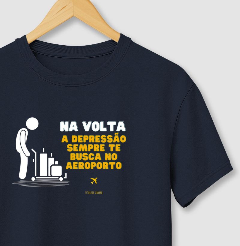 Na volta a depressão sempre te busca no aeroporto